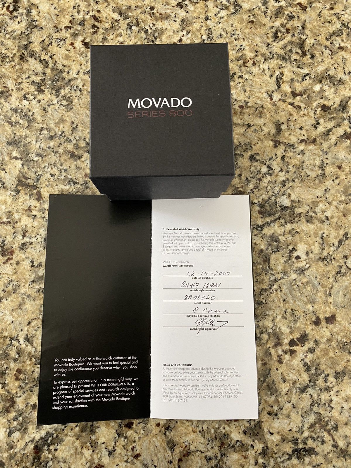 Movado boutique hot sale
