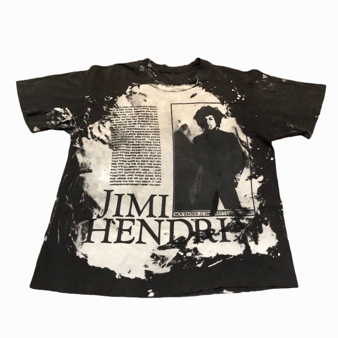 Band Tees × Jimi Hendrix × Vintage Rare Vintage 90's Jimi