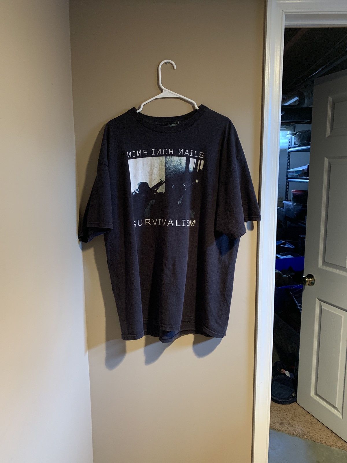 Band Tees × Vintage Vintage 1990s Nine Inch Nails Survivalism 