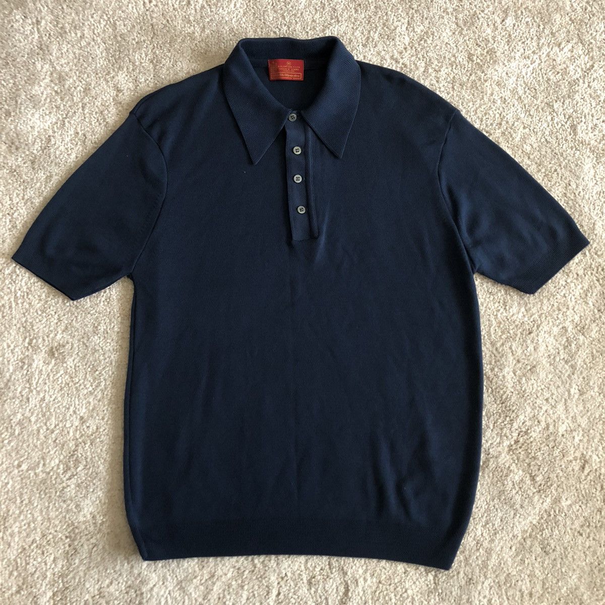 Sears 60s Kings Road Banlon Nylon Rockabilly Polo Shirt Size US M / EU 48-50 / 2 - 1 Thumbnail