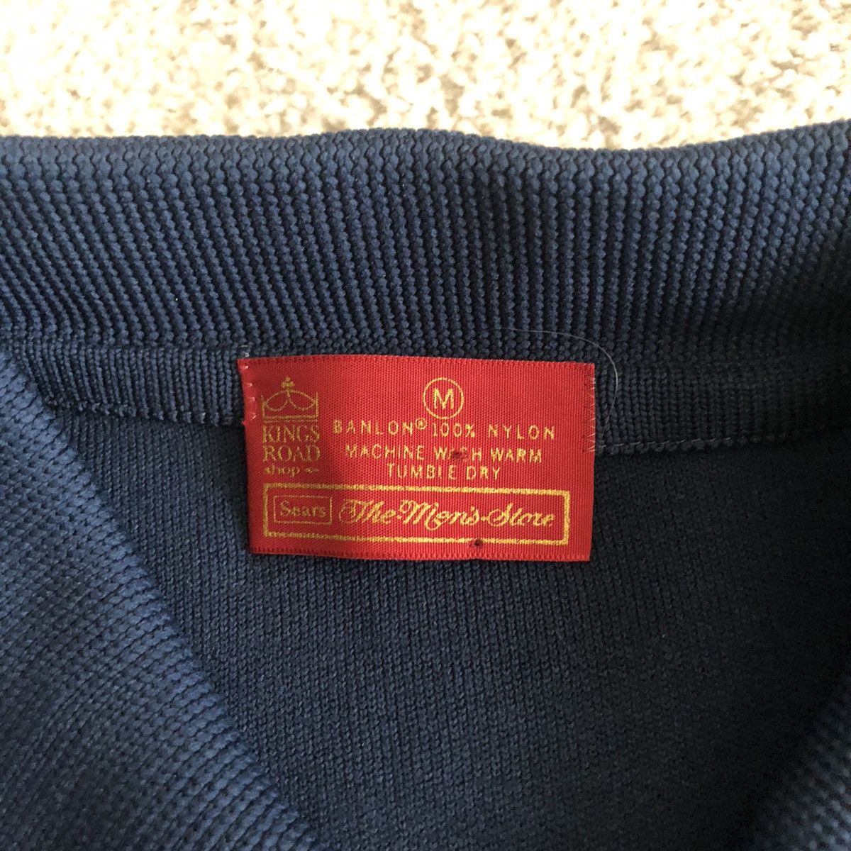 Sears 60s Kings Road Banlon Nylon Rockabilly Polo Shirt Size US M / EU 48-50 / 2 - 3 Thumbnail
