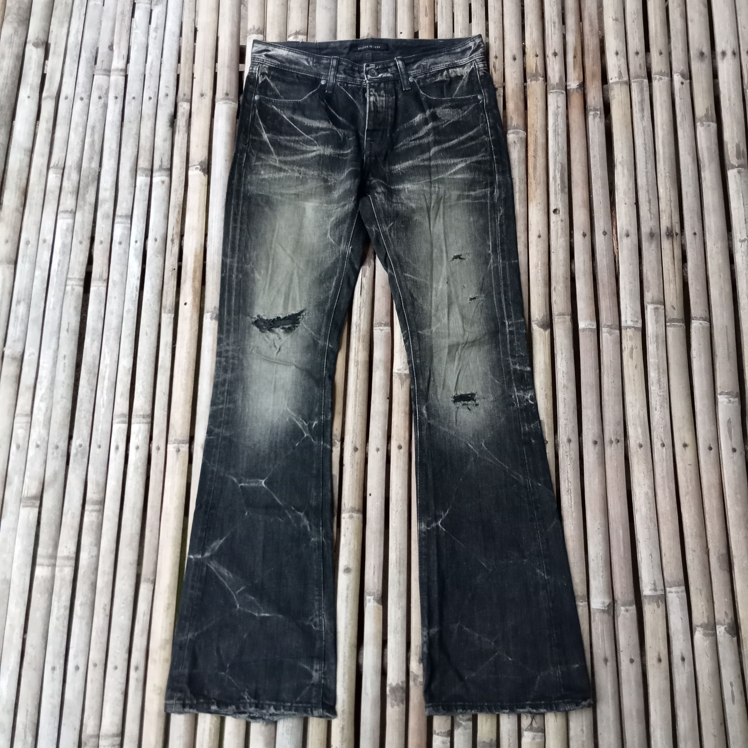Distressed Denim × Gostar De Fuga × Japanese Brand Gostar de fuga 