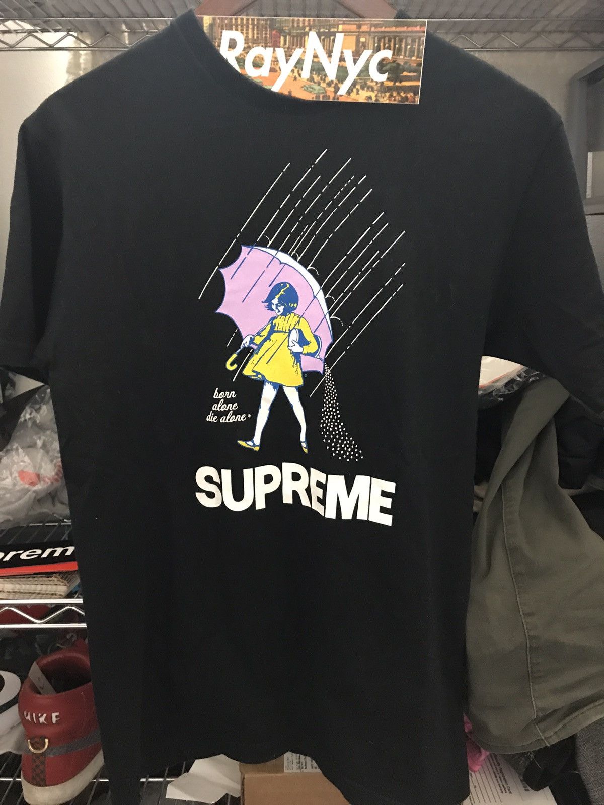 Born alone shop die alone supreme