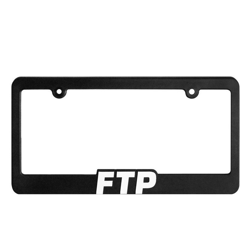Fuck The Population FTP Logo License Plate Frame | Grailed