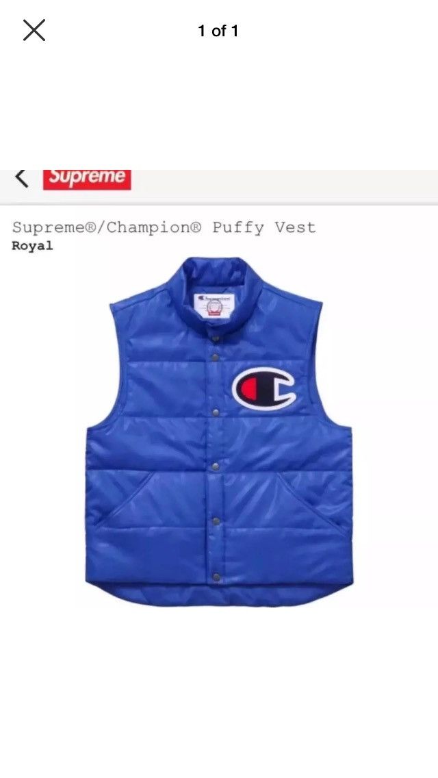 Supreme Supreme Champion Puffy Vest | Grailed