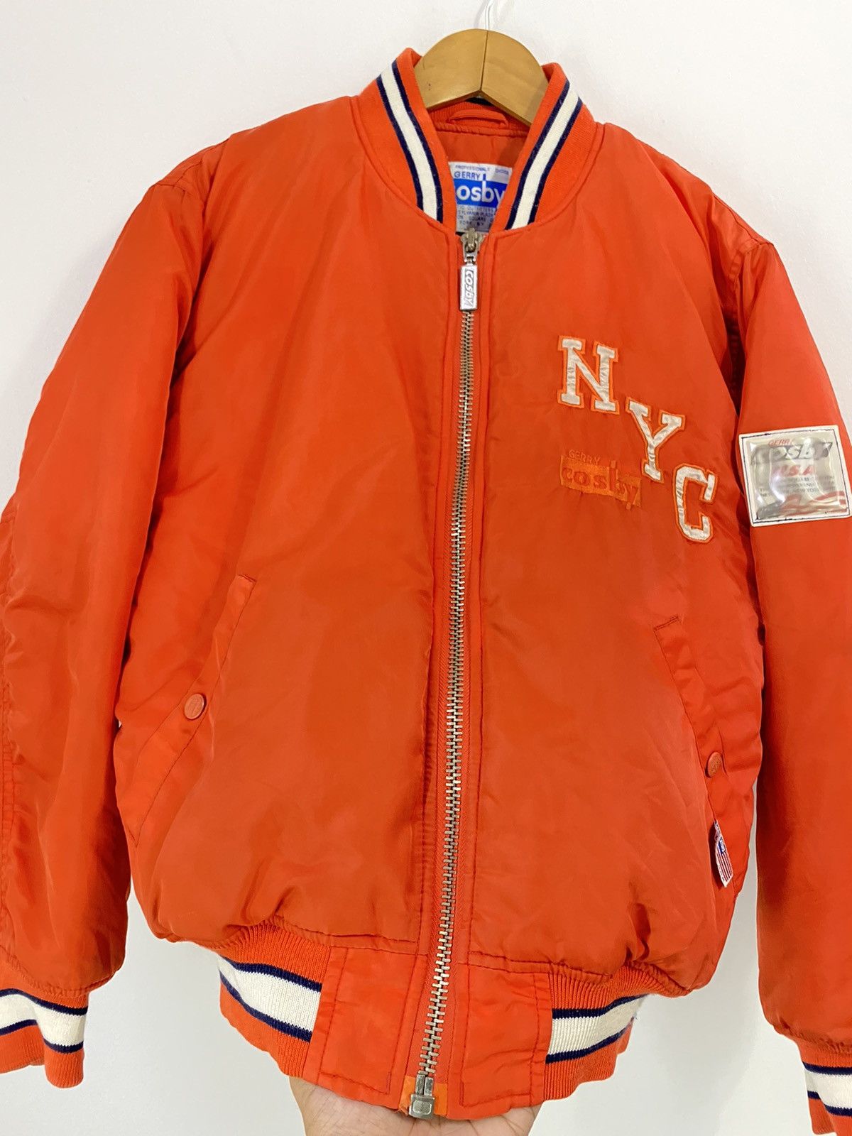 Other Gerry Cosby Bomber Jacket Ma-1 Reflection Logo Rare Color Size US M / EU 48-50 / 2 - 5 Thumbnail