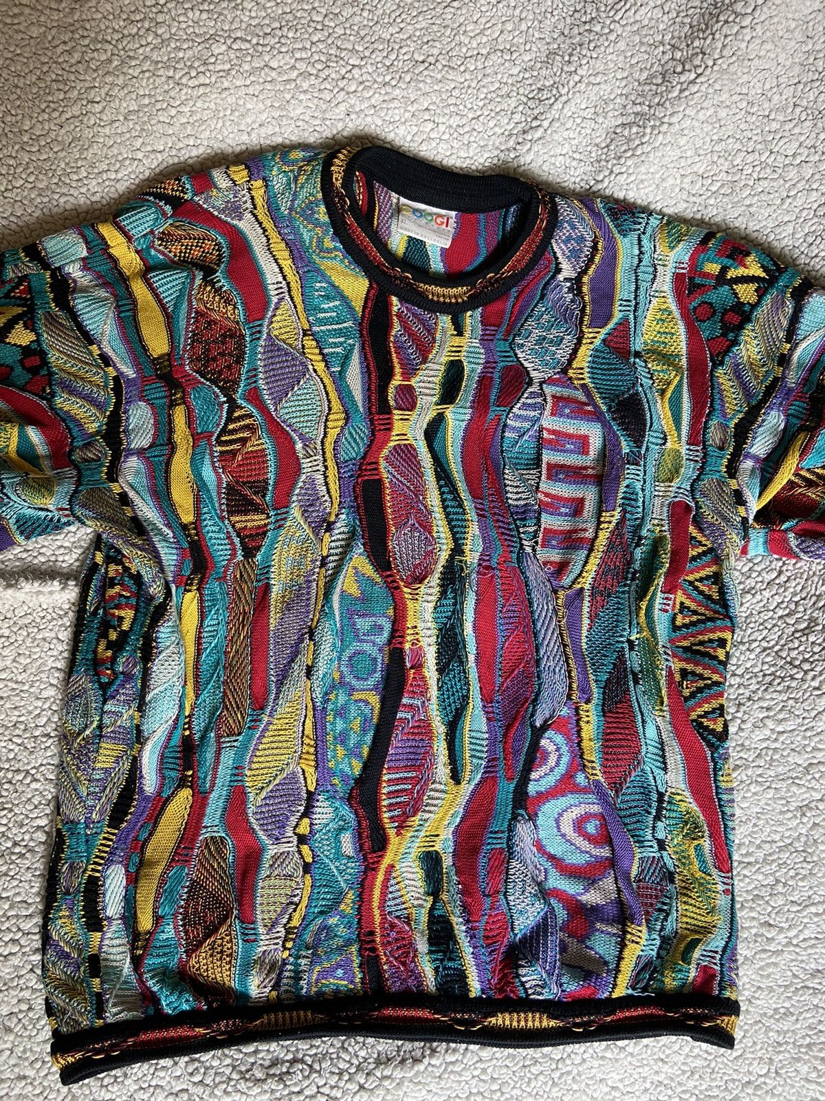 Coogi short sleeve sweater best sale