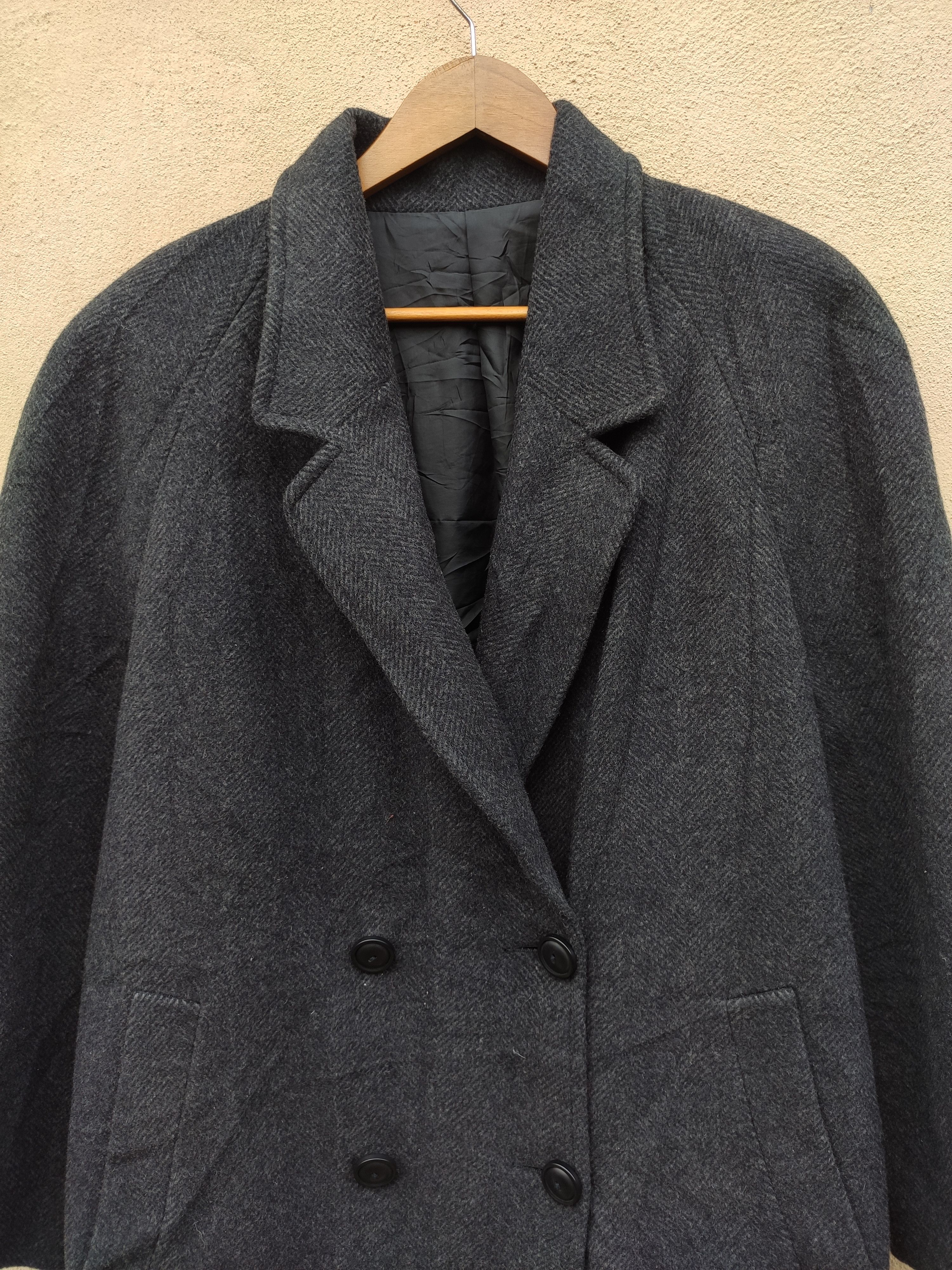 Designer Arezia long coat made in Italy Size US L / EU 52-54 / 3 - 2 Thumbnail