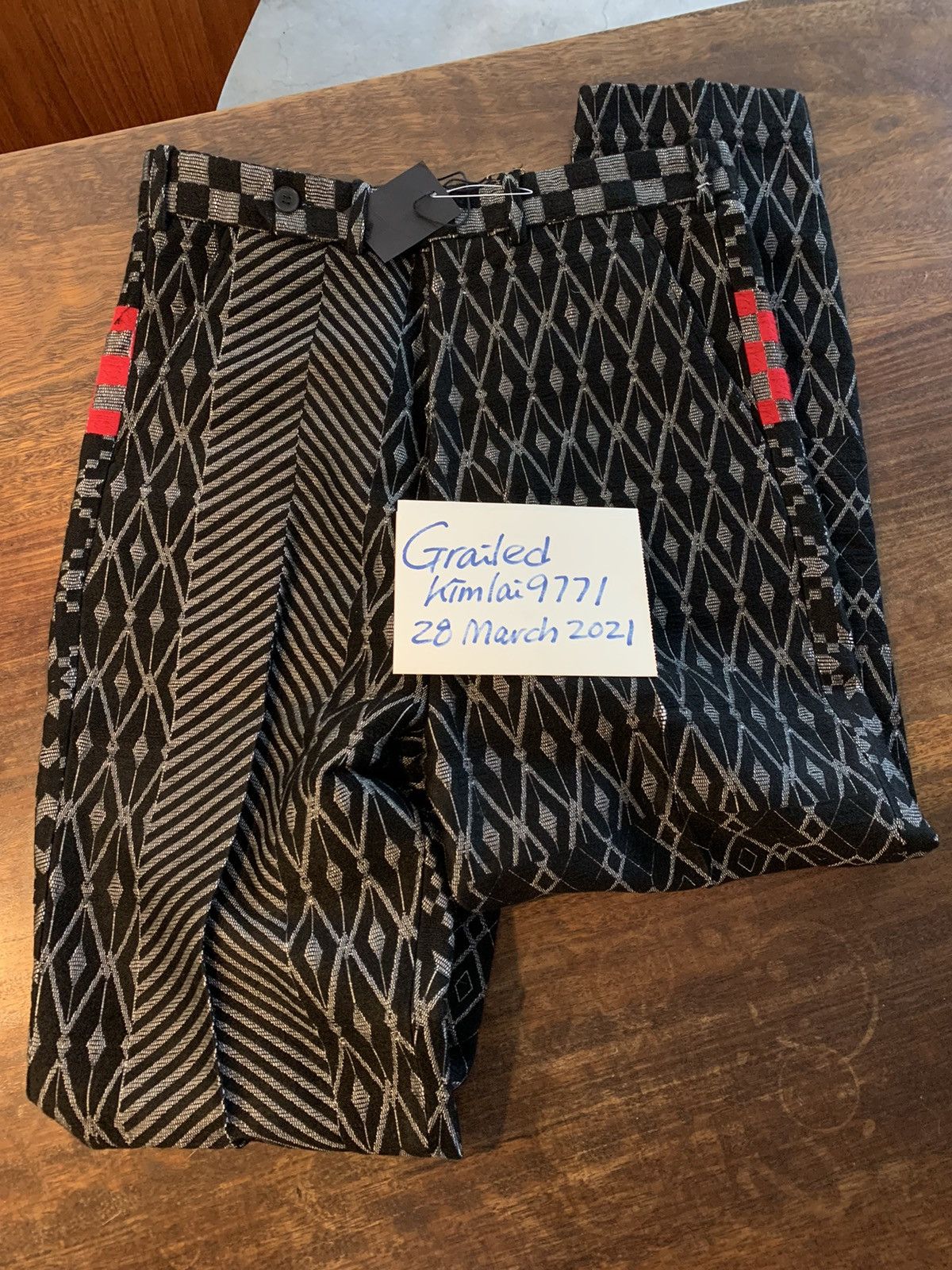 Haider Ackermann Rare jacquard pants Size US 29 - 11 Thumbnail