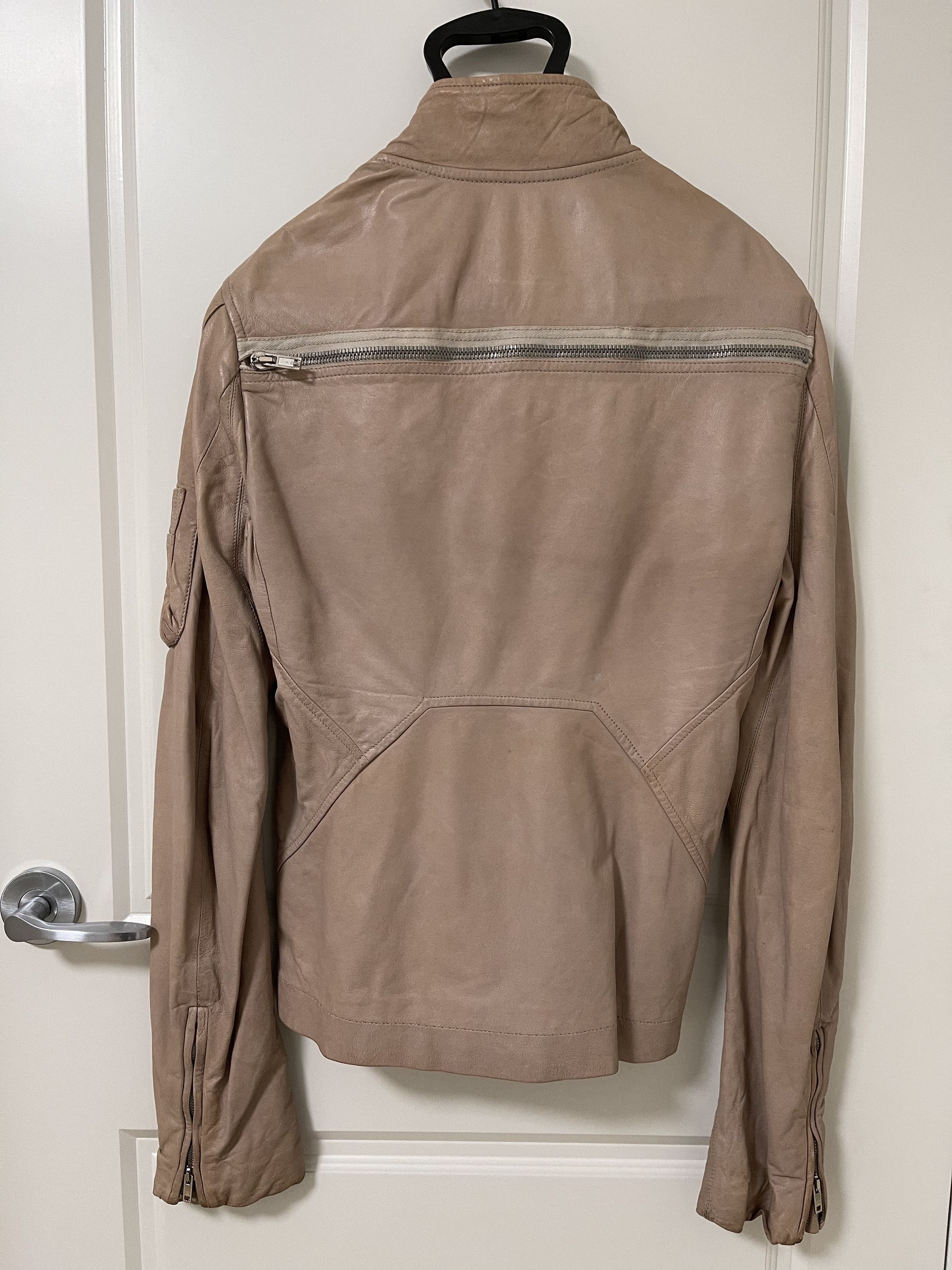 Rick Owens Asymmetric Zip Leather Jacket (SS2011) Size US XS / EU 42 / 0 - 2 Thumbnail