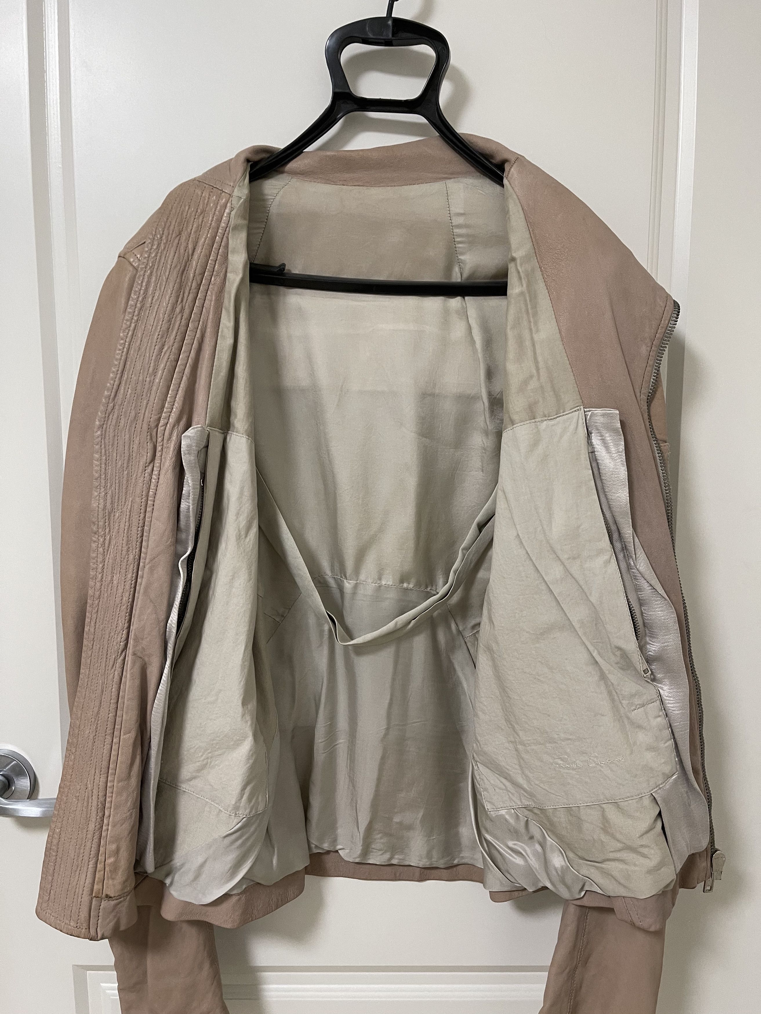 Rick Owens Asymmetric Zip Leather Jacket (SS2011) Size US XS / EU 42 / 0 - 3 Thumbnail