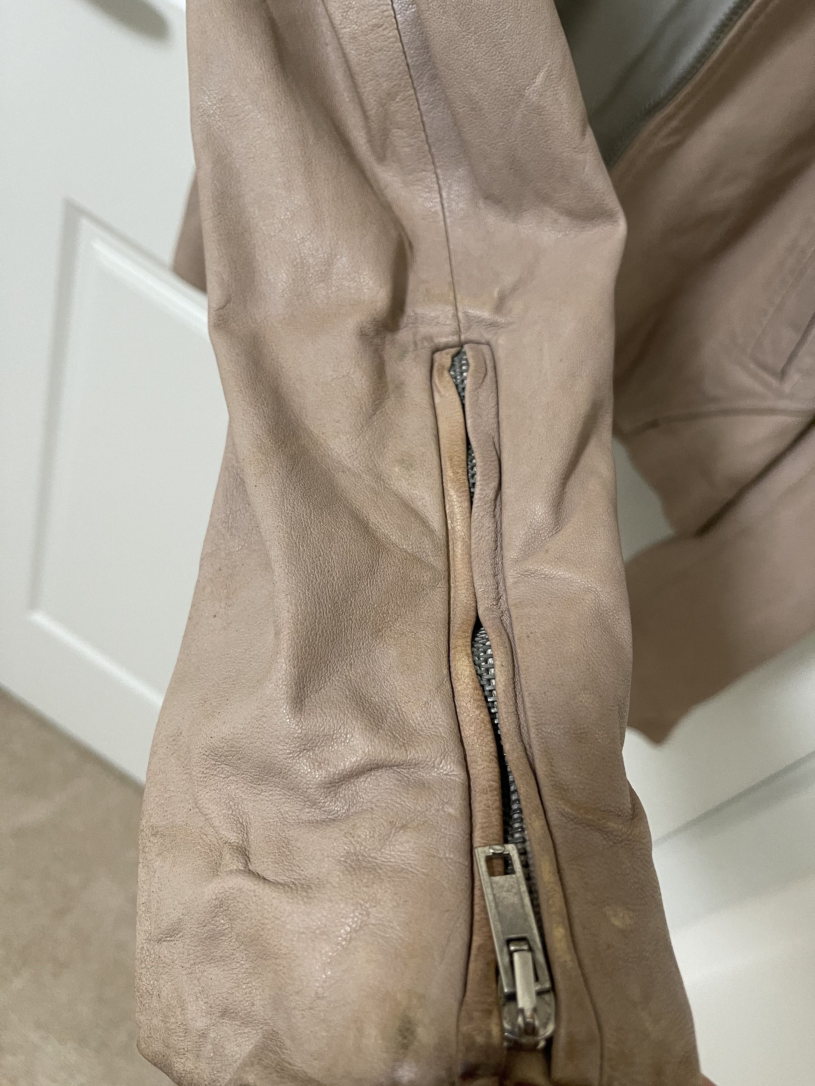 Rick Owens Asymmetric Zip Leather Jacket (SS2011) Size US XS / EU 42 / 0 - 9 Thumbnail