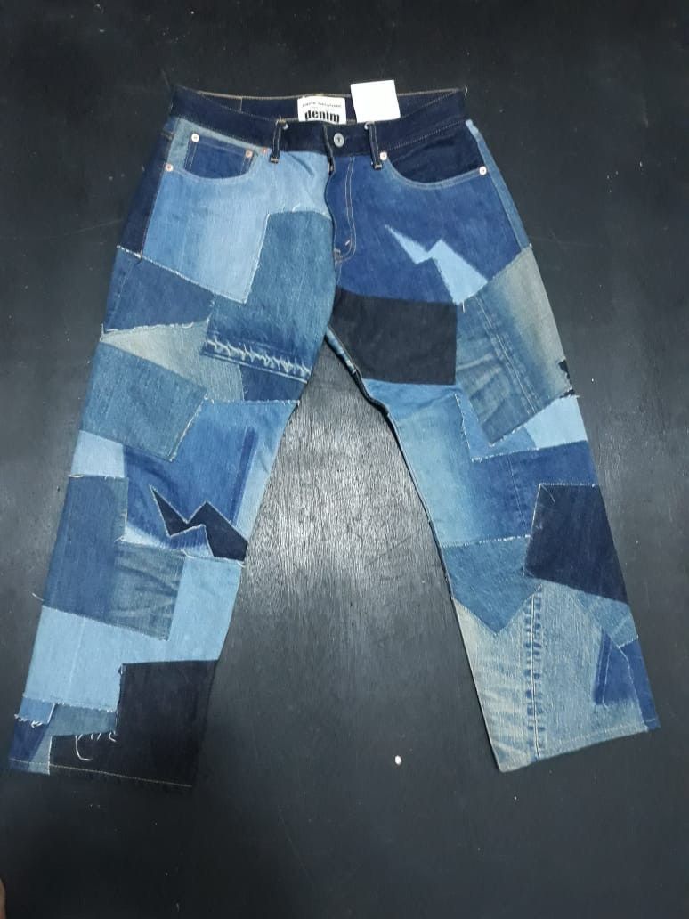 New With Tag Junya Watanabe Cdg Patchwork Denim AD 2016