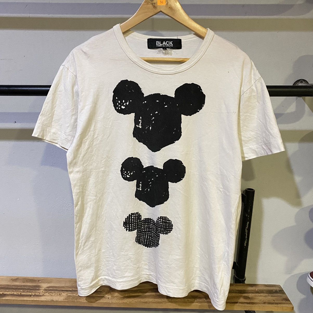 Comme des Garcons Black × Disney Comme Des Garcons BLACK X Disney Mickey Tee Size US M / EU 48-50 / 2 - 1 Thumbnail