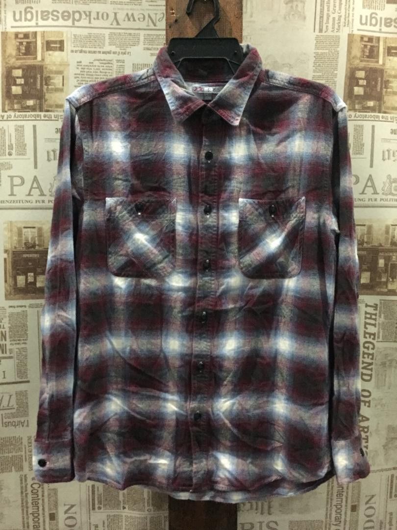 Flannel × Uniqlo UNIQLO Shadow Shirts Size US L / EU 52-54 / 3 - 1 Thumbnail