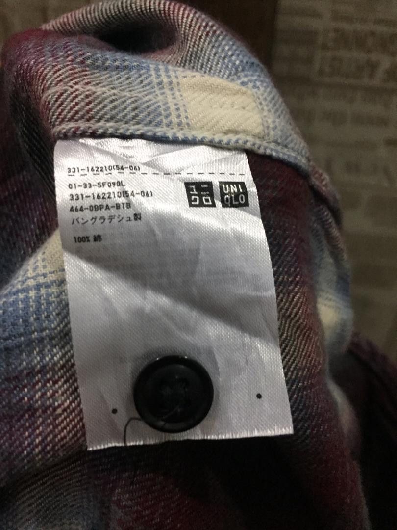 Flannel × Uniqlo UNIQLO Shadow Shirts Size US L / EU 52-54 / 3 - 4 Thumbnail