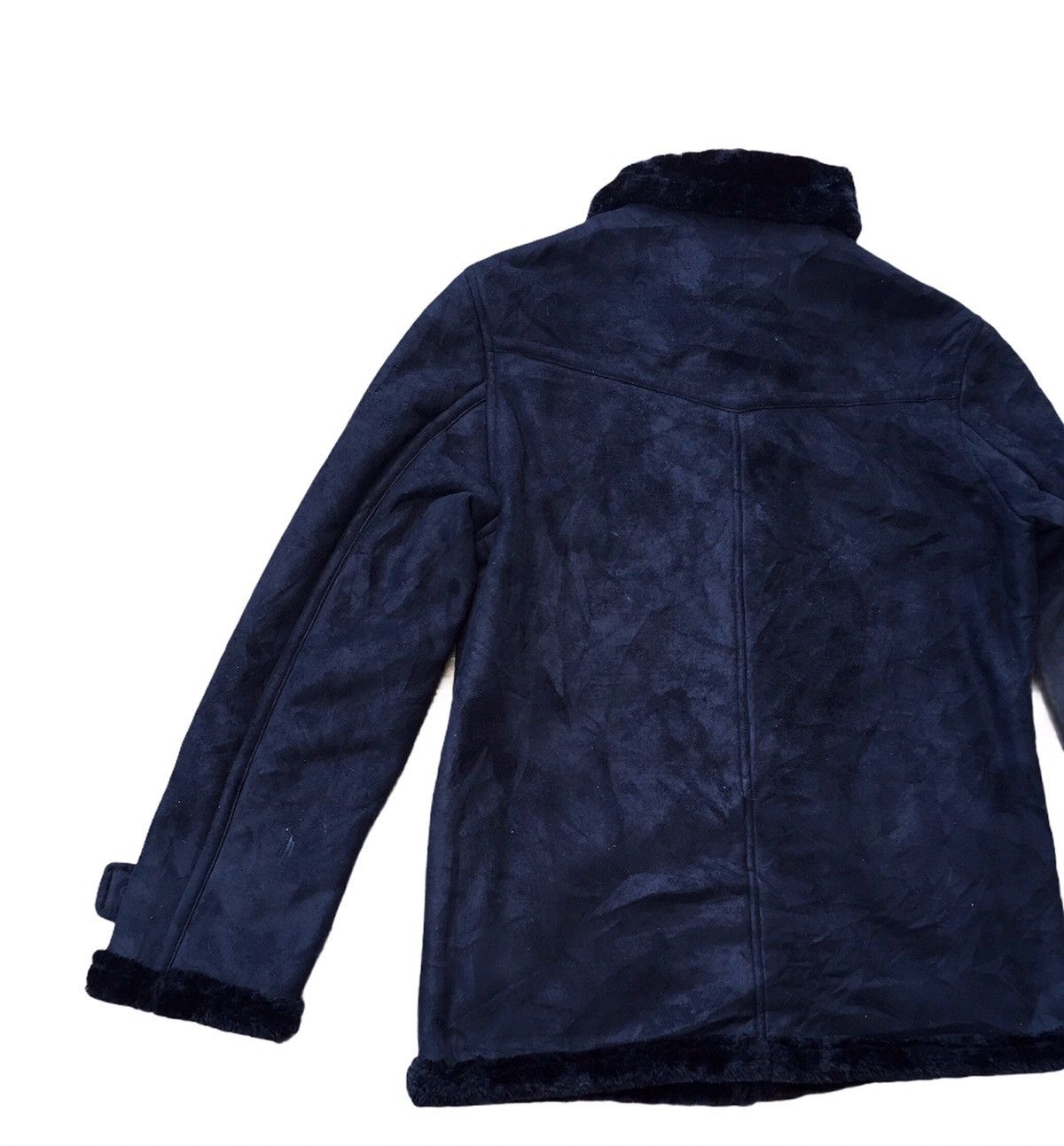 Kansai Yamamoto Kansai Jeans Shearling Suede Chore Jacket Size US M / EU 48-50 / 2 - 7 Thumbnail