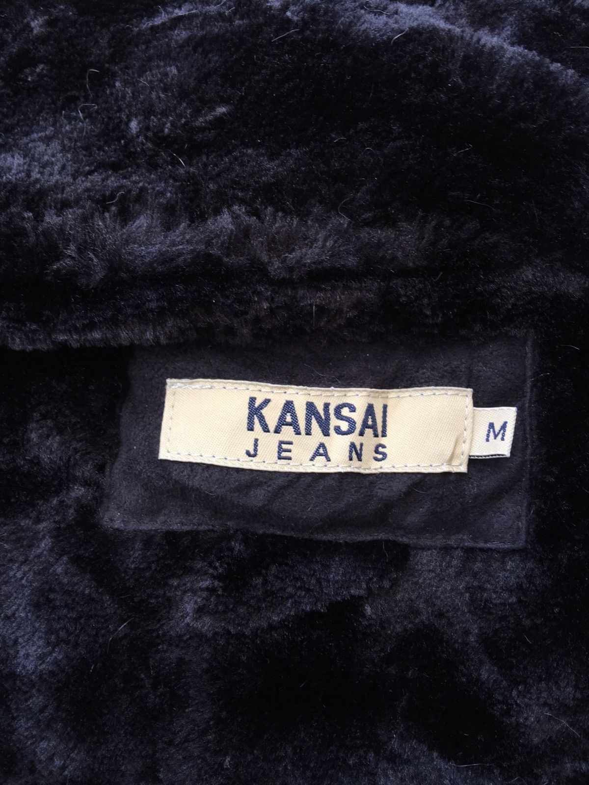 Kansai Yamamoto Kansai Jeans Shearling Suede Chore Jacket Size US M / EU 48-50 / 2 - 8 Thumbnail