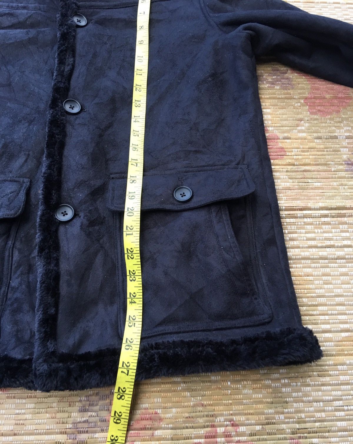 Kansai Yamamoto Kansai Jeans Shearling Suede Chore Jacket Size US M / EU 48-50 / 2 - 13 Thumbnail