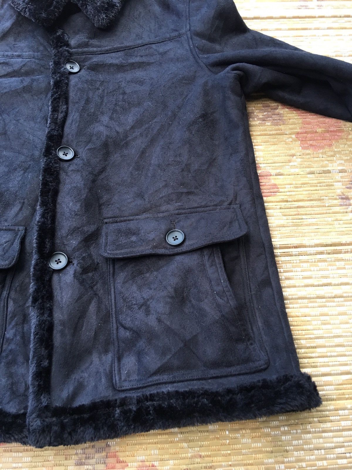 Kansai Yamamoto Kansai Jeans Shearling Suede Chore Jacket Size US M / EU 48-50 / 2 - 11 Thumbnail