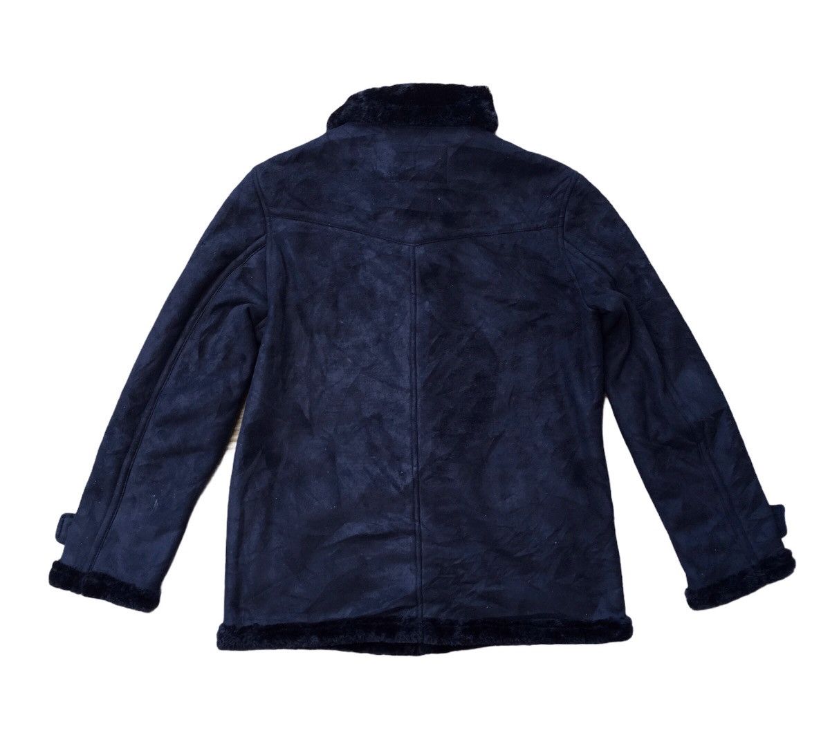 Kansai Yamamoto Kansai Jeans Shearling Suede Chore Jacket Size US M / EU 48-50 / 2 - 6 Thumbnail
