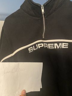 Supreme 2 Tone Half Zip Sweatshirt | Grailed