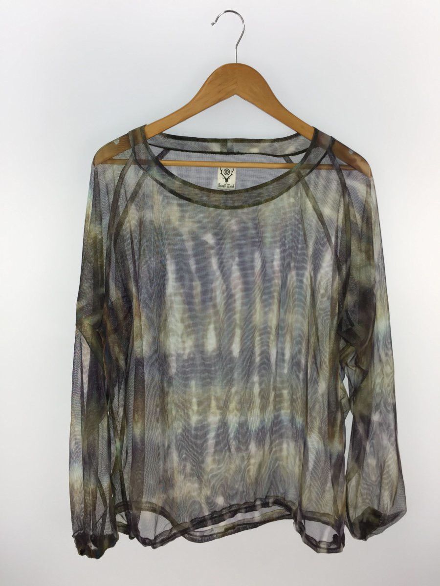 South2 West8 Green Tie Dye Bush Shirt Leopard | Grailed