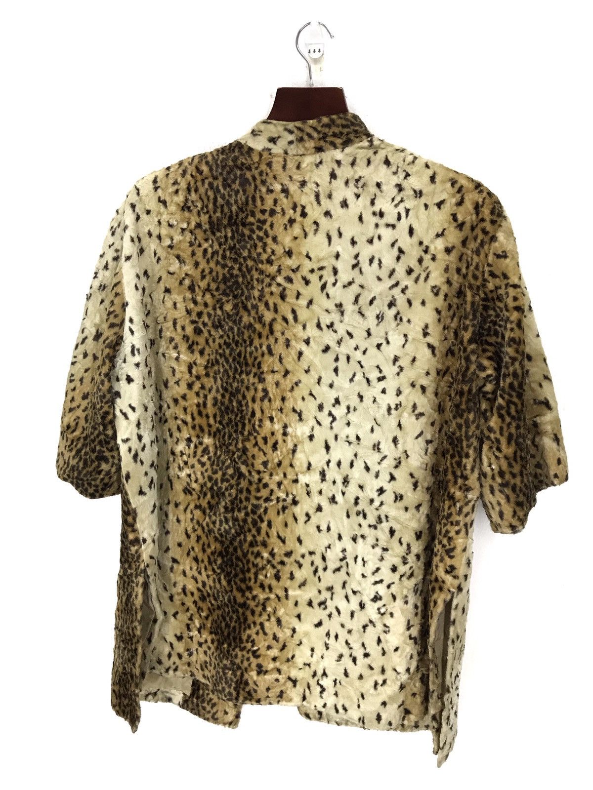 Japanese Brand Sanjuro Velvet leapord cheetah kimono Size US XL / EU 56 / 4 - 6 Thumbnail