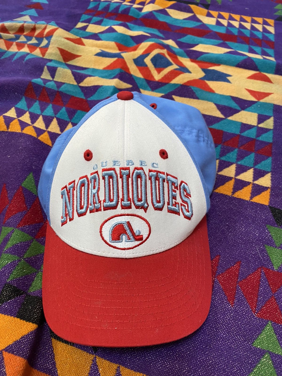 NHL × Vintage Vintage NHL Quebec Nordiques Snapback Hat Size ONE SIZE - 1 Thumbnail