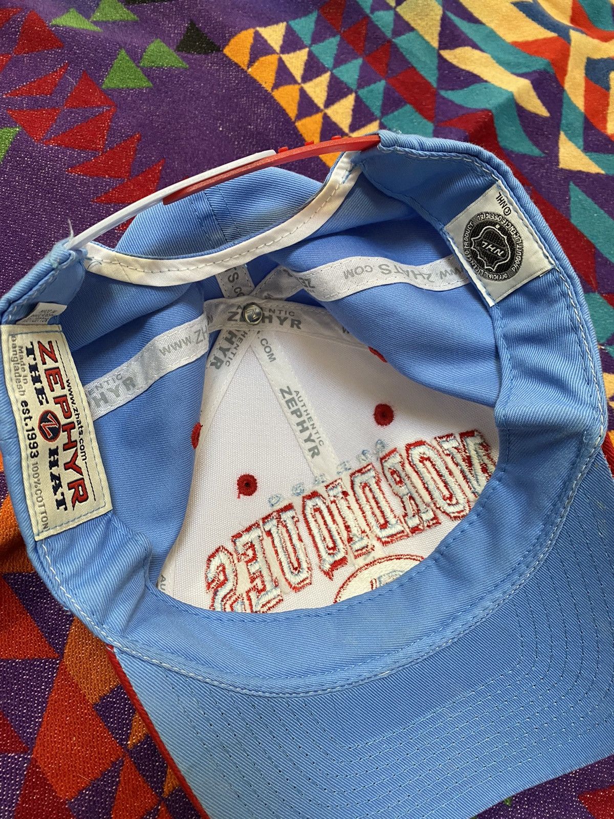 NHL × Vintage Vintage NHL Quebec Nordiques Snapback Hat Size ONE SIZE - 2 Thumbnail
