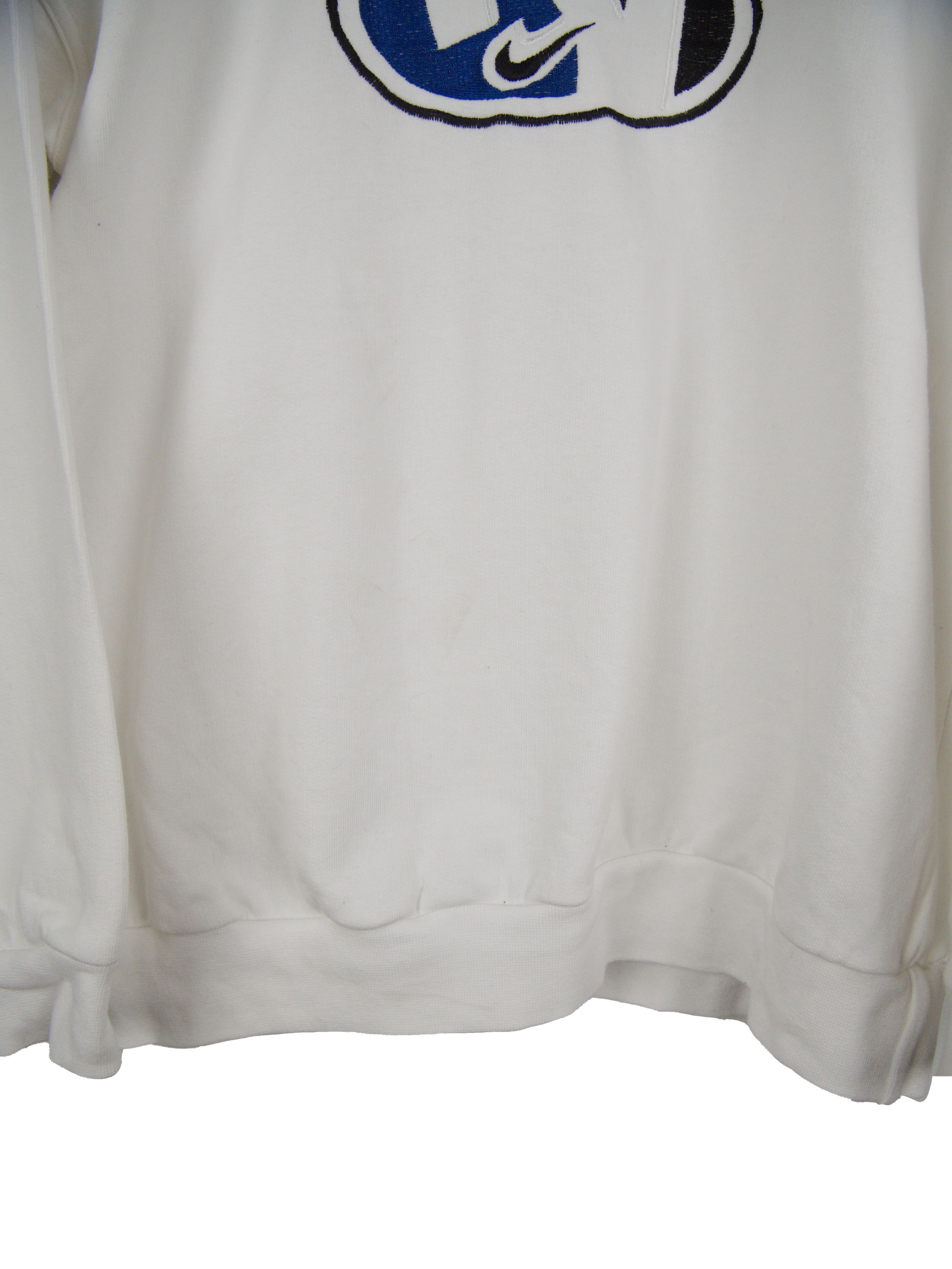 Nike Vintage nike sweatshirt big embroidered logo 90s tag Size US S / EU 44-46 / 1 - 4 Thumbnail