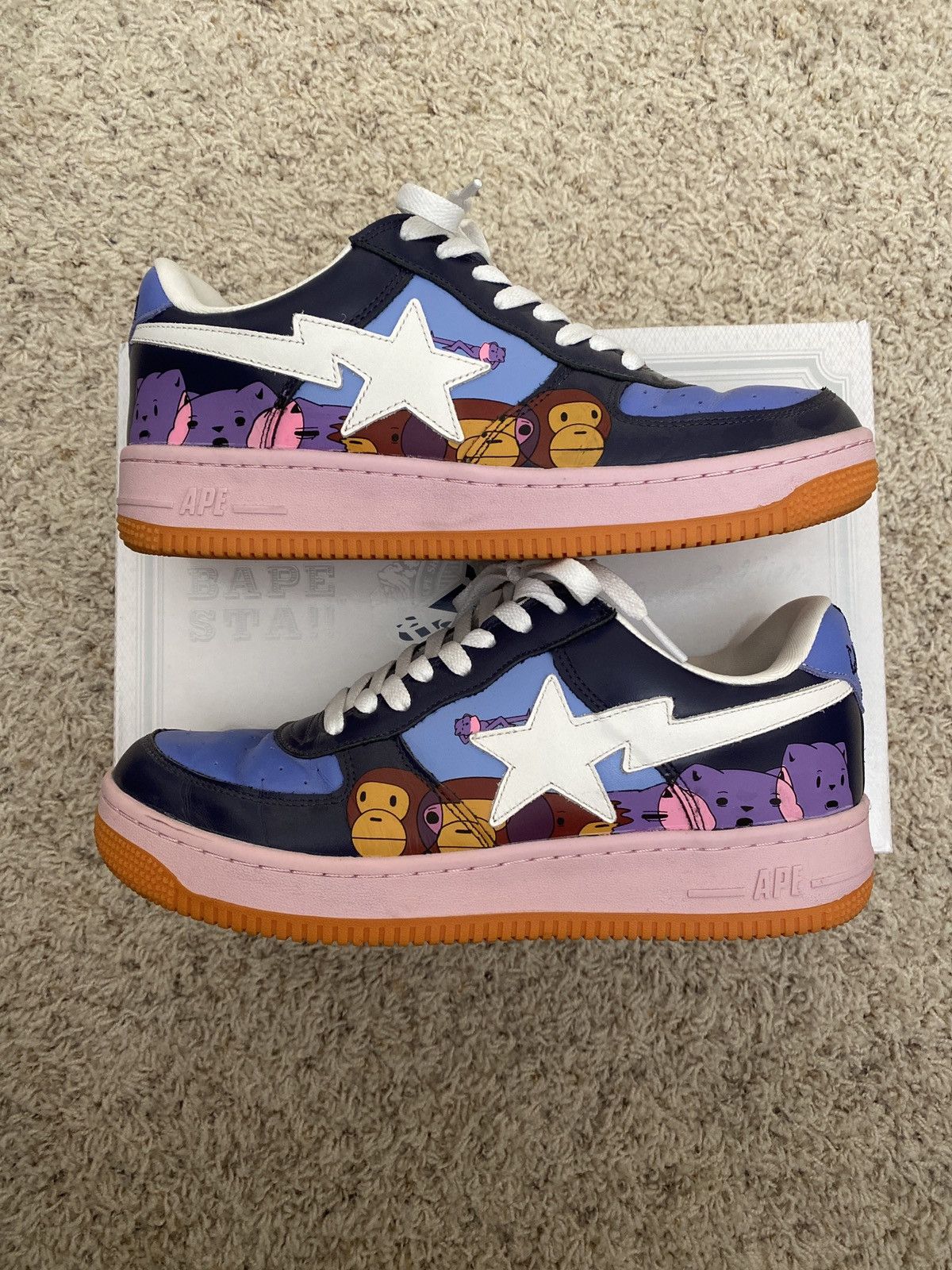 A Bathing Ape newest Gavin South Bapesta’s