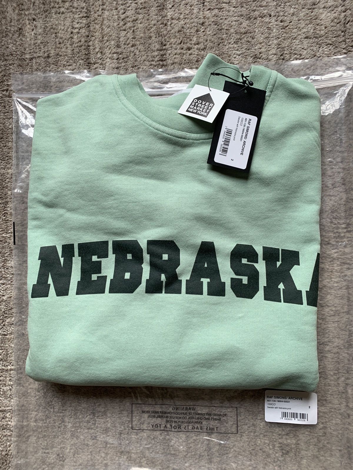 Raf Simons New Raf Simons Archive Redux Nebraska Sweatshirt Size 2