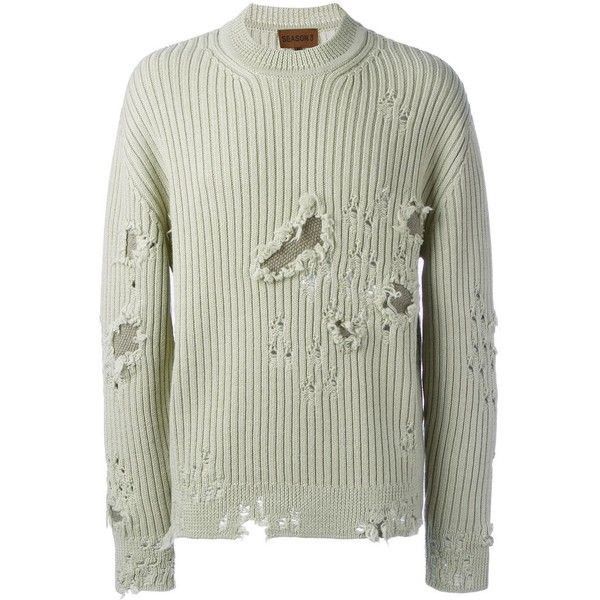 Yeezy Season Yeezy Season 3 Distressed Knit Jumper Grailed