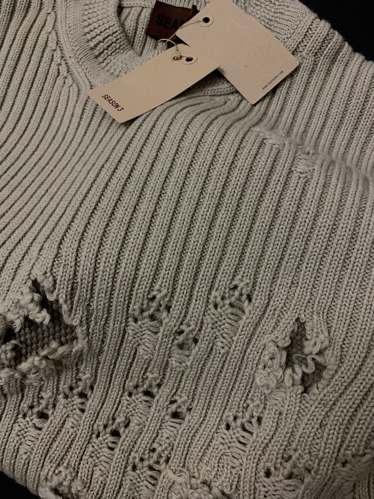 Yeezy Season Yeezy Season 3 Distressed Knit Jumper Grailed