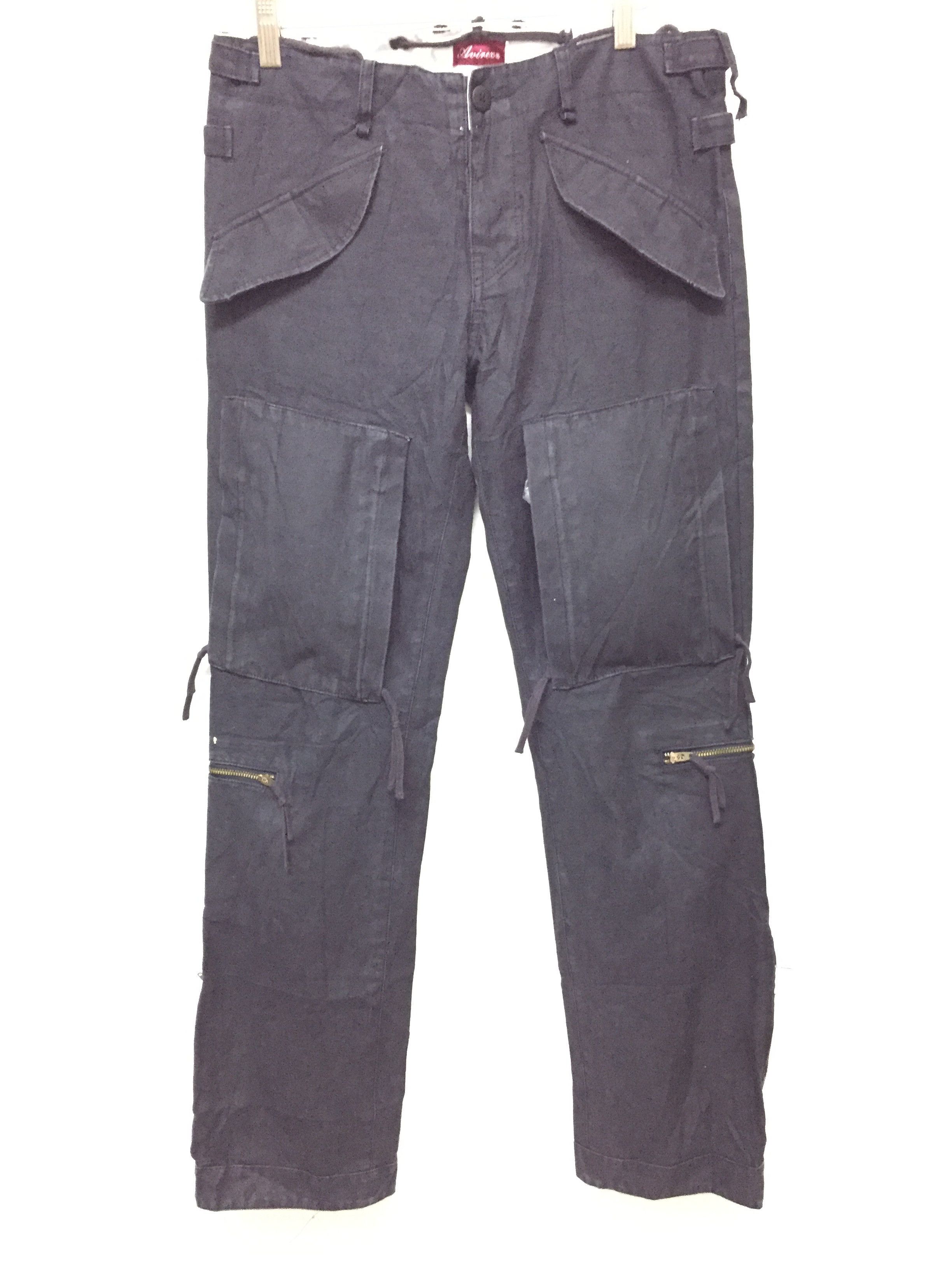 Avirex Vtg Avirex Multipocket hem zipper cargos Size US 31 - 2 Thumbnail