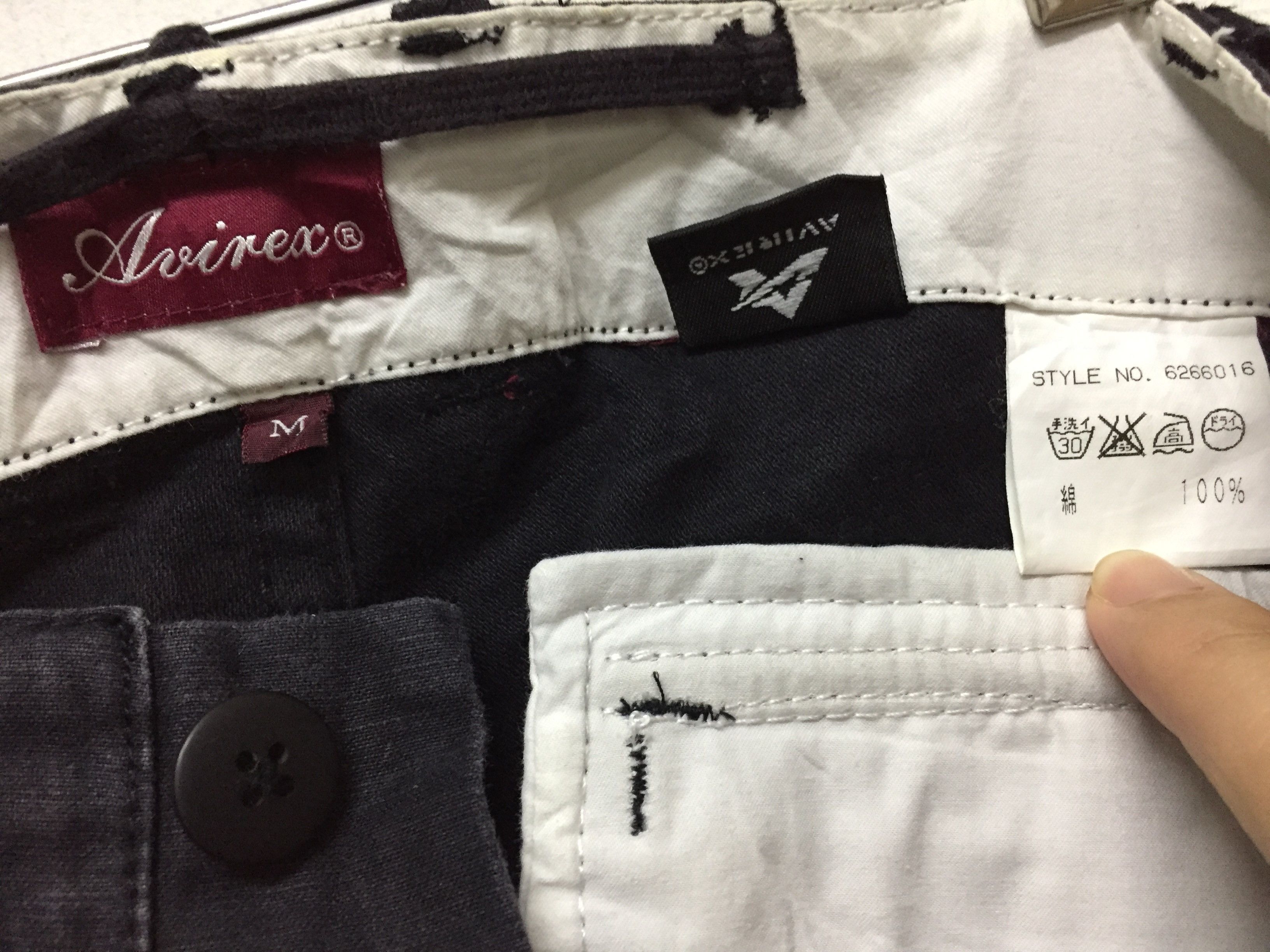 Avirex Vtg Avirex Multipocket hem zipper cargos Size US 31 - 14 Thumbnail