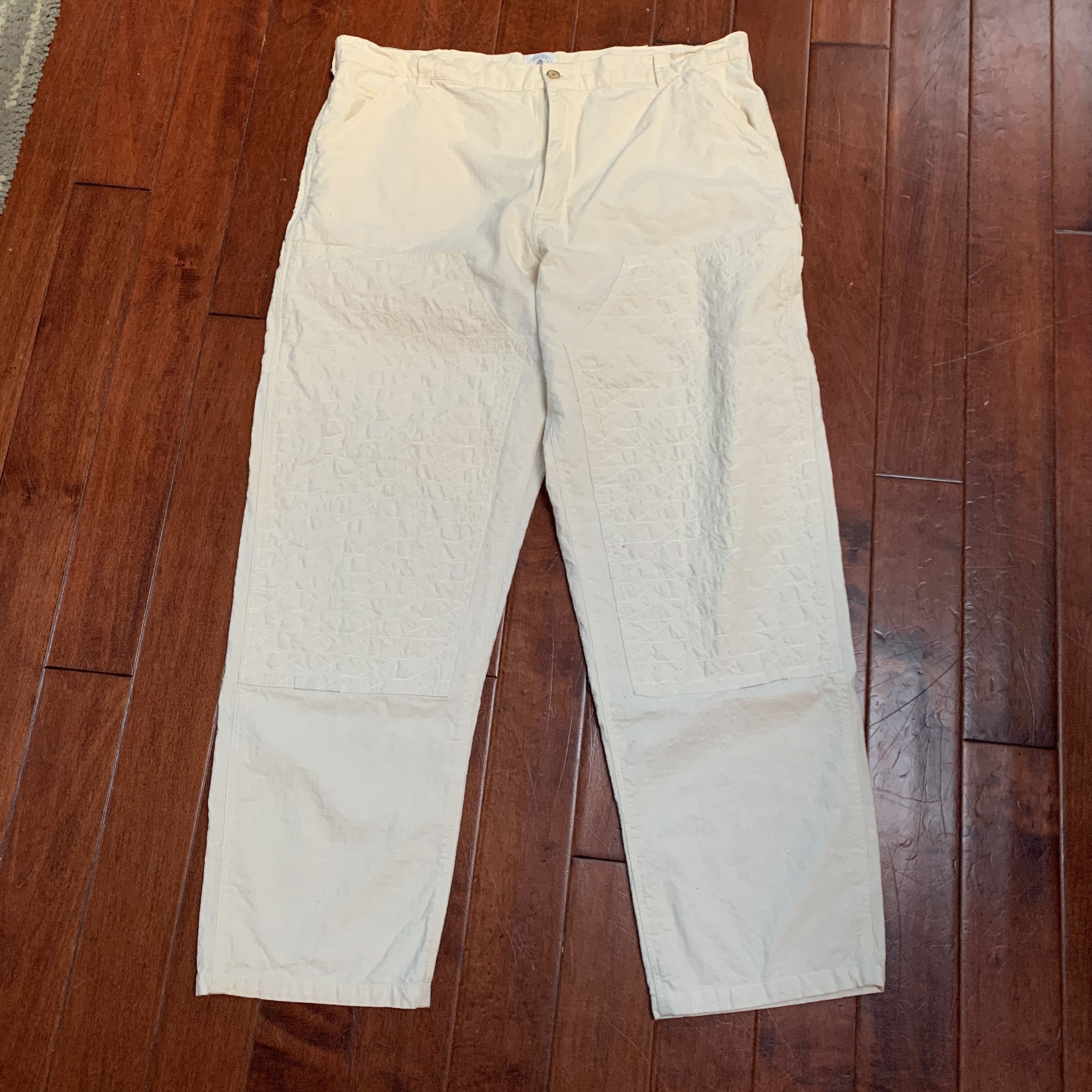 18 East 18E 18 East Studio Double Knee Pant Undyed (2nd version) XL Size US 36 / EU 52 - 1 Thumbnail