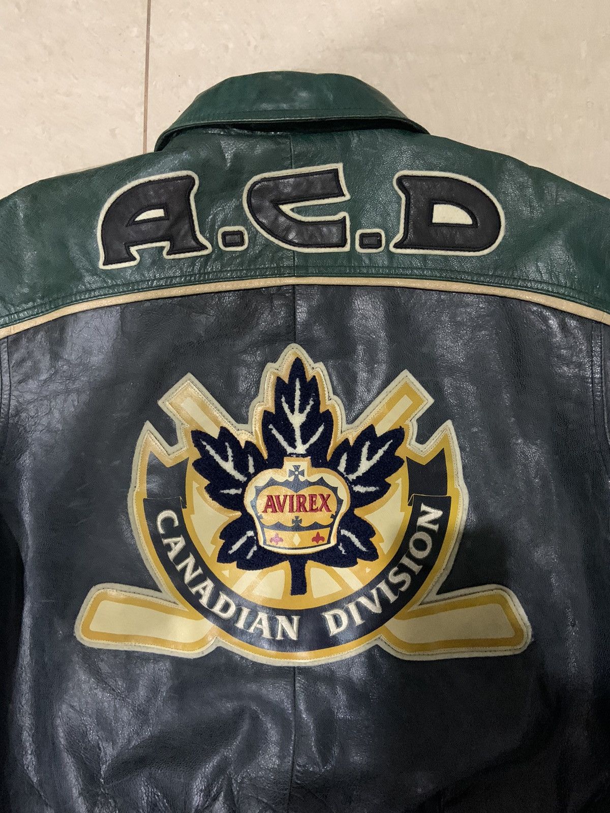 超貴重】avirex Canadian division (Hockey) - レザージャケット