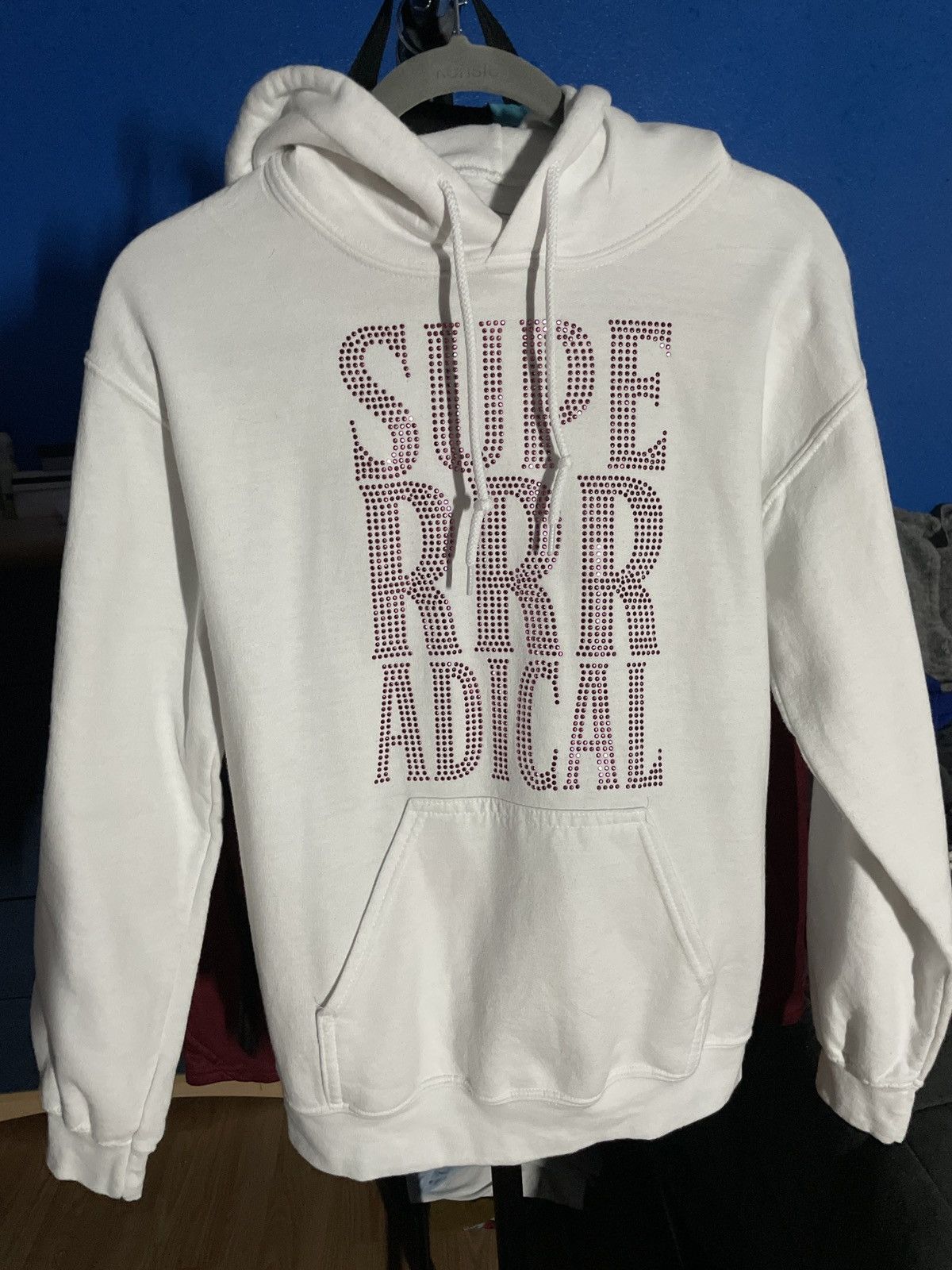 Superrradical rhinestone clearance hoodie