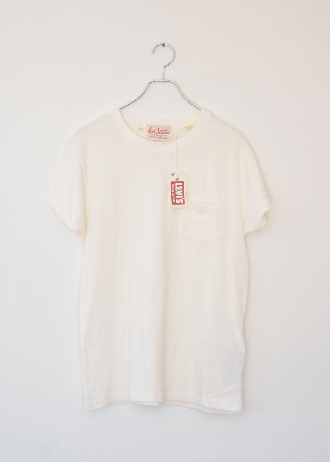 Levi's Vintage Clothing 1950s Sportswear Tee Milk White