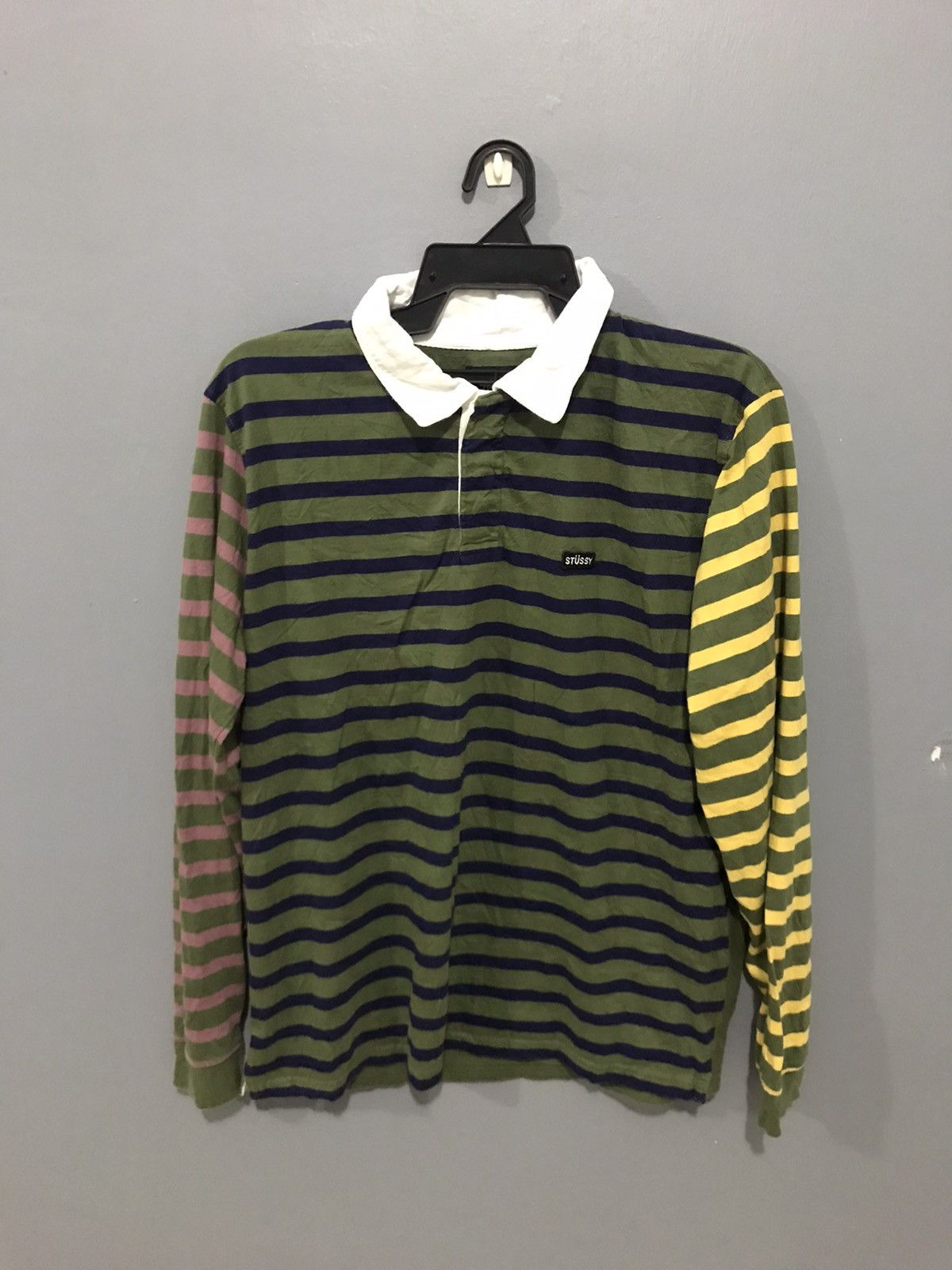Stussy Stussy Big Logo Spell Out Long Sleeve Shirt Size US M / EU 48-50 / 2 - 2 Thumbnail