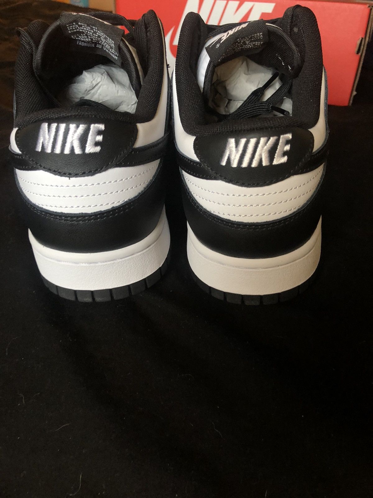 Nike Nike Dunk Low Black/White Size US 12 / EU 45 - 7 Thumbnail