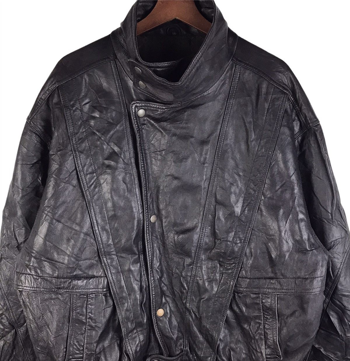 Japanese Brand Japanese Brand Leather Jacket Size US L / EU 52-54 / 3 - 3 Thumbnail
