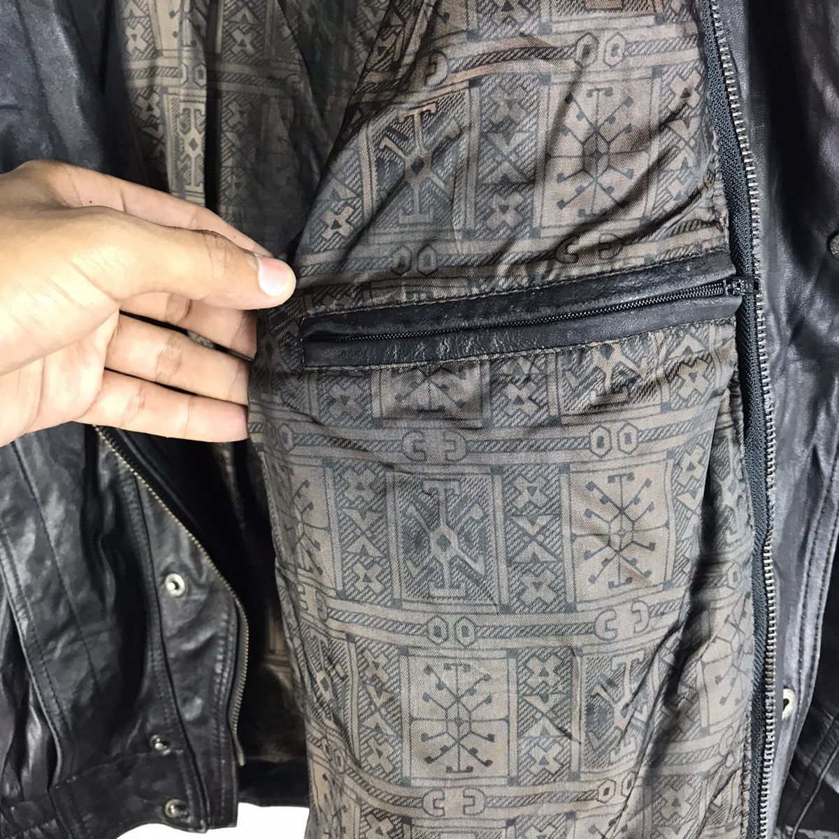 Japanese Brand Japanese Brand Leather Jacket Size US L / EU 52-54 / 3 - 4 Thumbnail