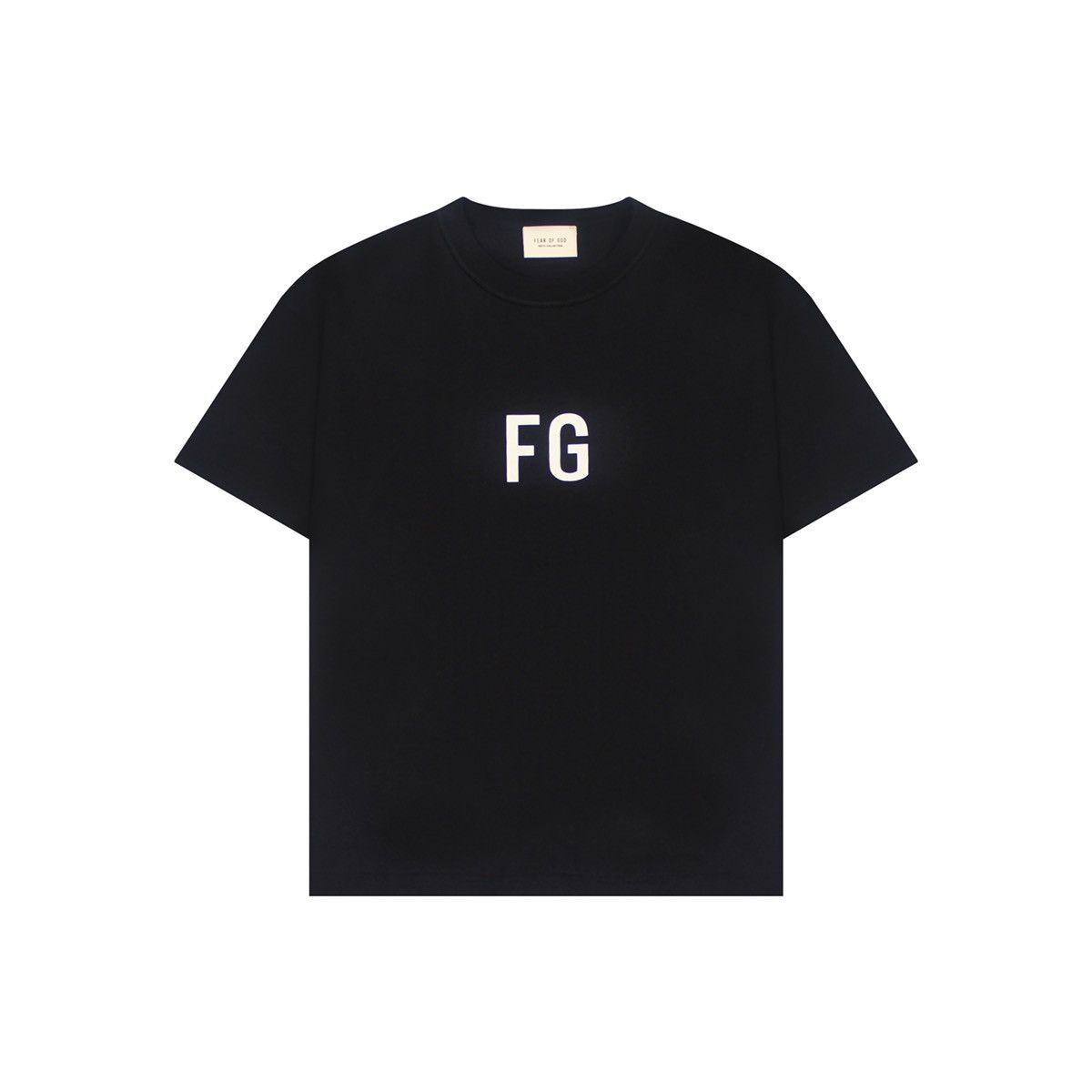 Fear of God Fear of God 6th Sixth Collection FG Tee Black T-shirt | Grailed