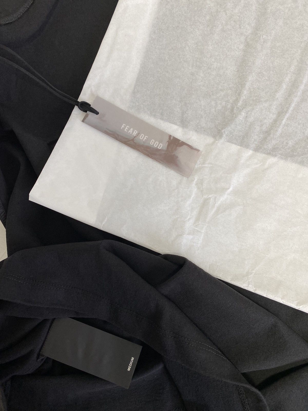 Fear of God Fear of God 6th Sixth Collection FG Tee Black T-shirt Size US M / EU 48-50 / 2 - 3 Thumbnail