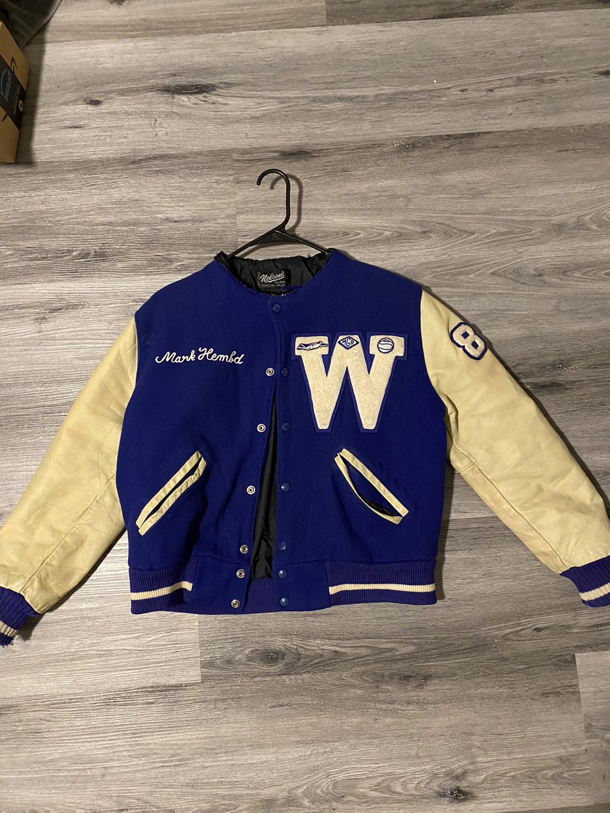 Vintage Vintage Varsity Jacket Blue Size US M / EU 48-50 / 2 - 13 Thumbnail