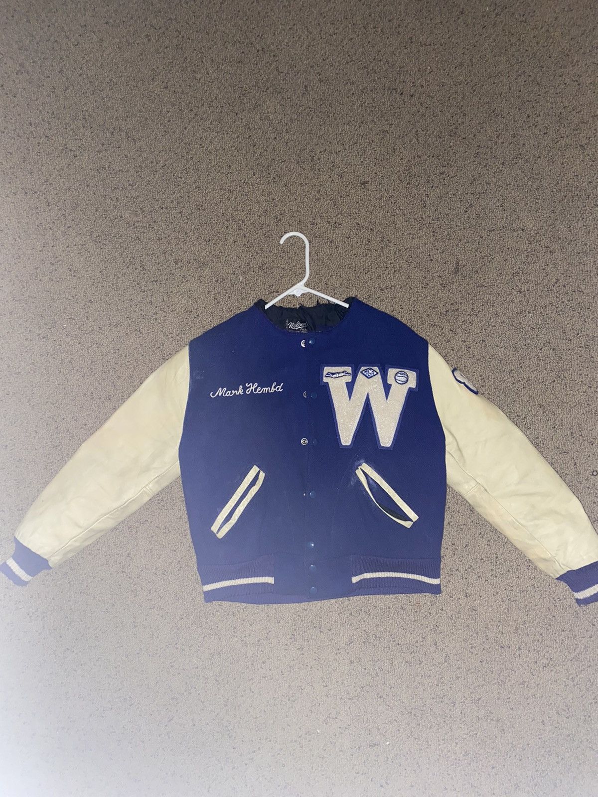Vintage Vintage Varsity Jacket Blue Size US M / EU 48-50 / 2 - 6 Thumbnail