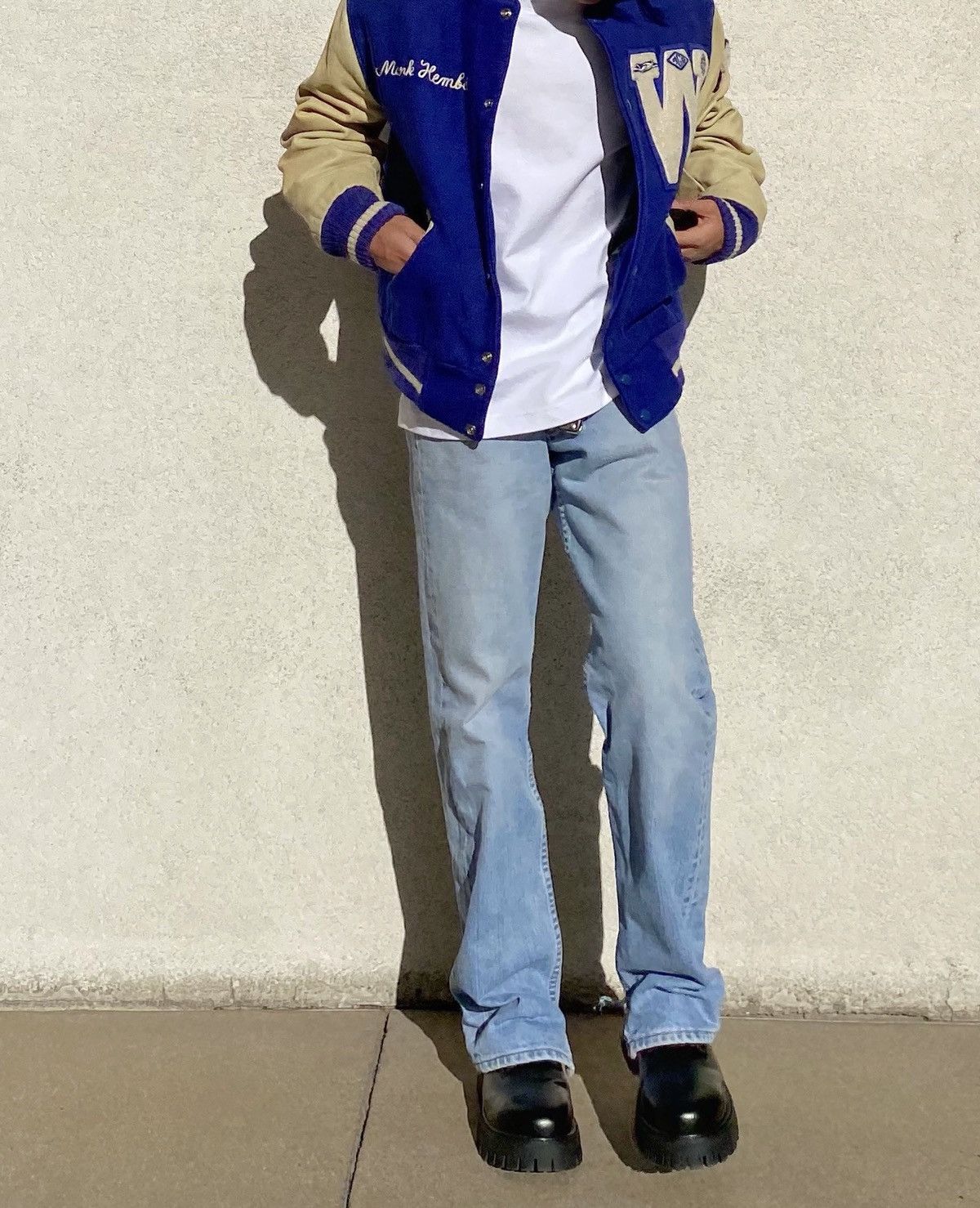 Vintage Vintage Varsity Jacket Blue Size US M / EU 48-50 / 2 - 10 Thumbnail